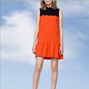 Victoria Beckham for target mod orange dress